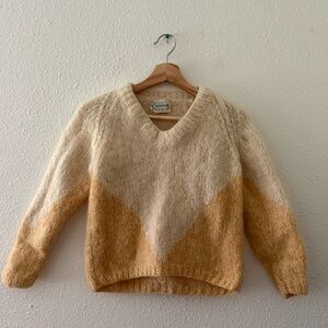 Vintage Girl’s Colebrook Hand Knit in Italy Mohair/Wool Blend Sweater